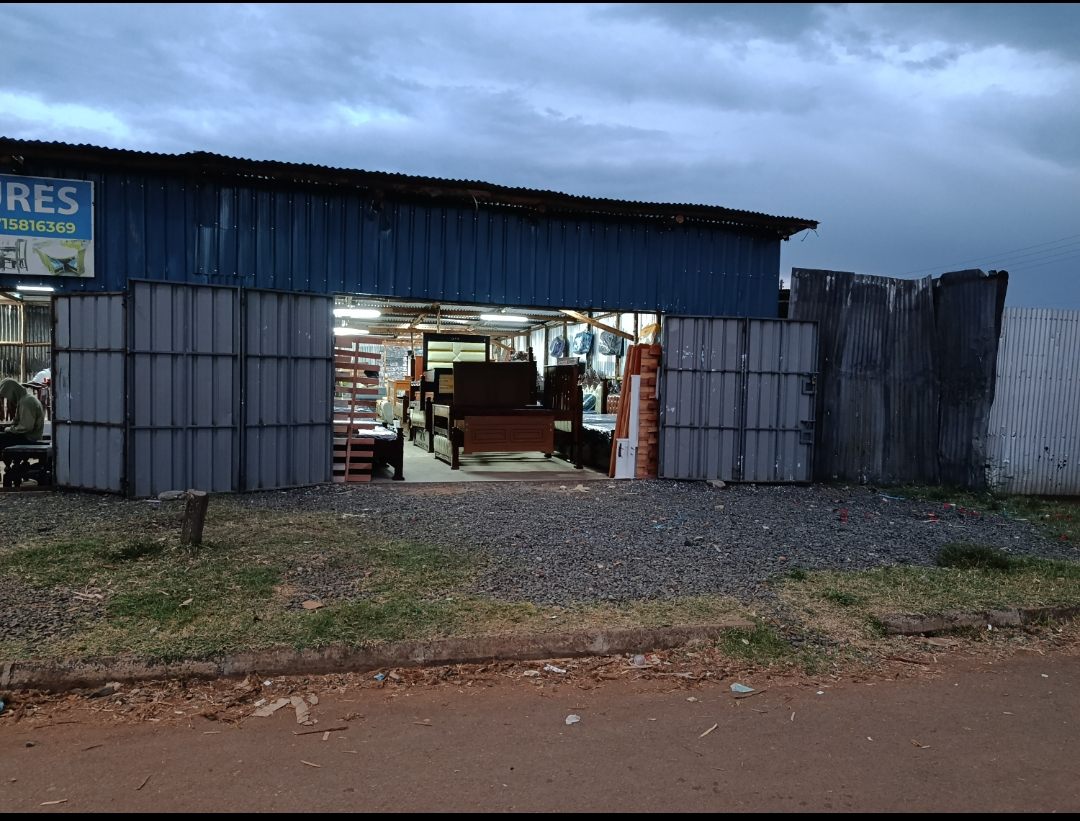 Homewood Furnitures open display bays seen from the roadside
